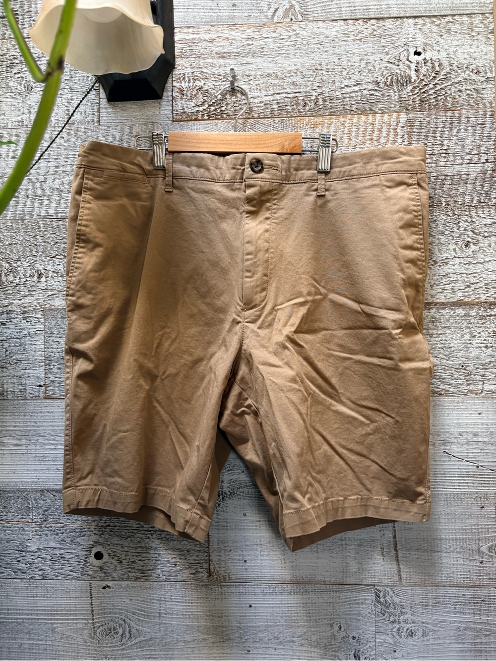Goodfellow & Co | Men's "The Every Wear Short" Chino Cotton Shorts - 36, Tan